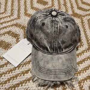 Elfric Eden denim distressed dad hat